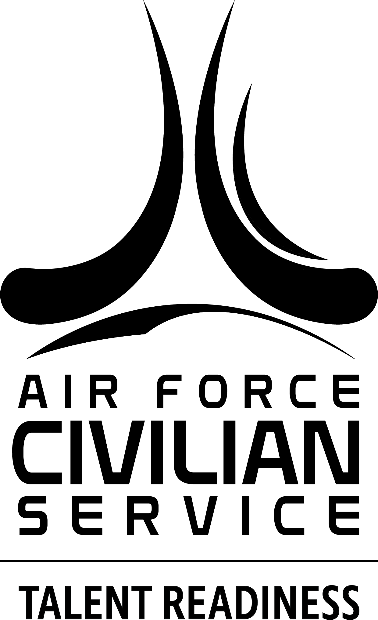 AFCS Talent Readiness Acquisition Logo Color Vertical Black