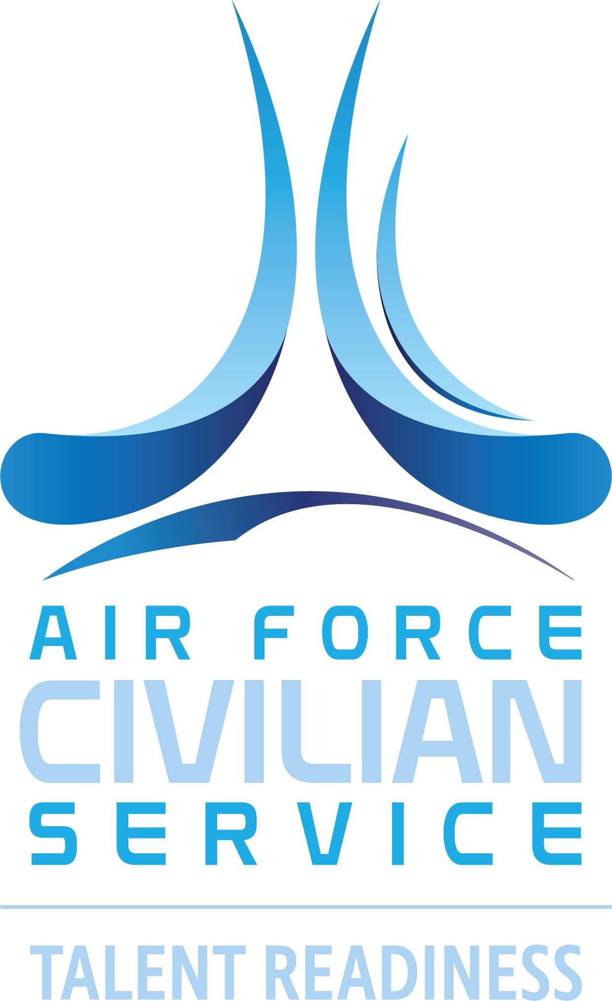 AFCS Talent Readiness Acquisition Logo Color Vertical DarkBG