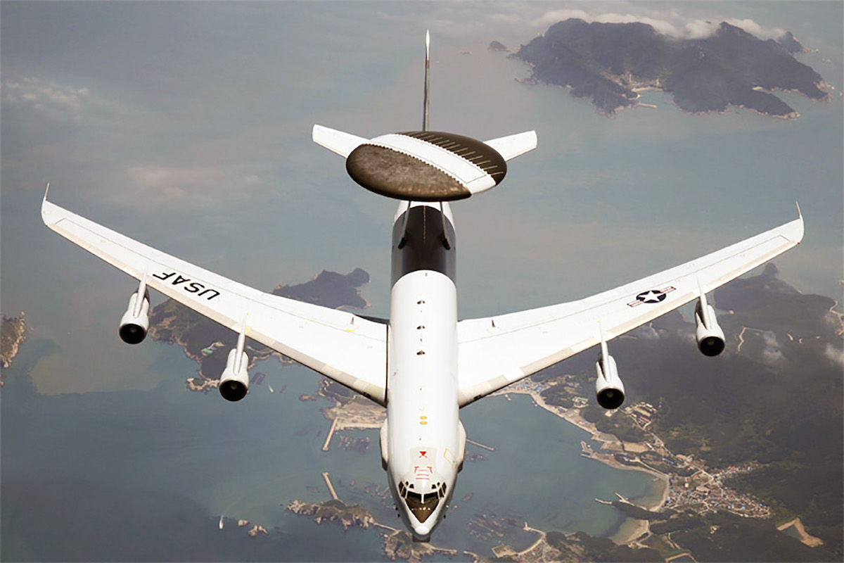 AWAC on surveillance sortie